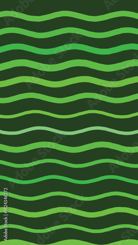Abstract green wavy pattern design featuring varying shades for backgrounds and creative design projects with a modern organic feel and texture