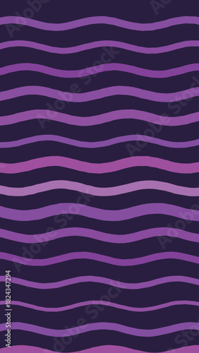 Abstract Purple Wave Background with Gradient Shades for Modern Art and Design Projects