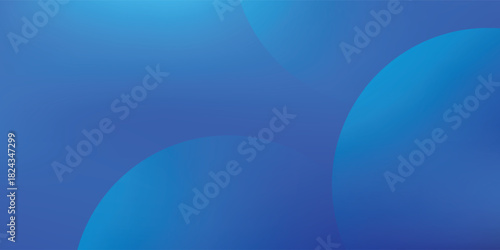 Modern Abstract Blue Gradient Background with Smooth Curved Shapes.