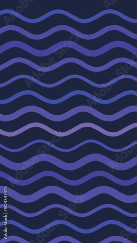 Abstract Purple Wave Pattern for Modern Backgrounds and Creative Designs Featuring Fluid Shapes and Calming Color Palette
