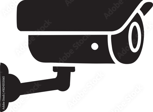 Security Camera Icon – Surveillance, CCTV, Monitoring Vector Symbol .