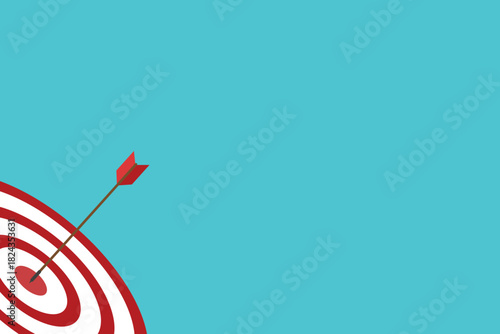 Arrow hits the target center	