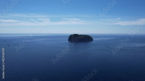 하늘에서 본 울릉도 주변 섬 풍경