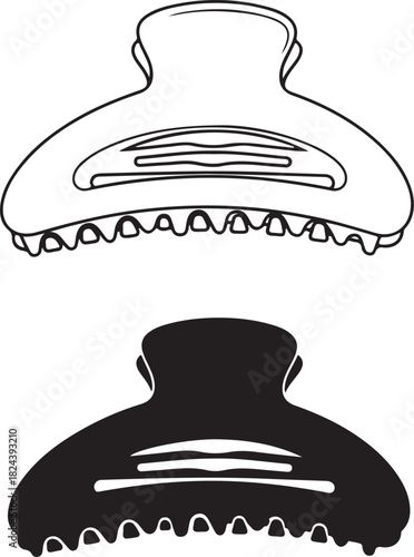 Elegant claw clip set for hair stylists fashion