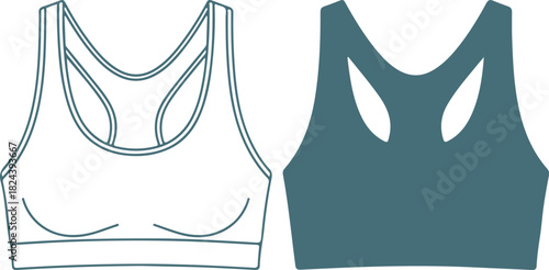 Stylish sports bra design for active lifestyle needs