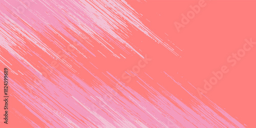 Abstract colorful pink paint brush and strokes, stripes pattern background. creative colorful pink nice hand drawn and grunge texture backdrop