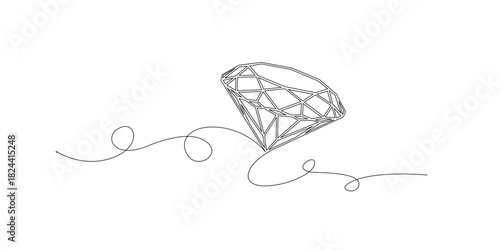 diamond line art 