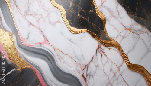 luxurious white marble texture with golden veins creating marble grey and rose gold marble texture minimalist