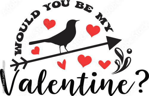 Romantic valentine s day greeting card design