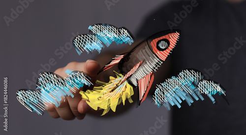 Artistic illustration of a ...