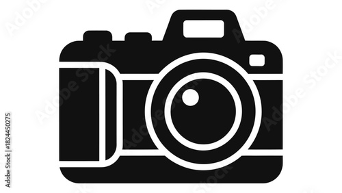 Digital camera icon representing photography, technology, media capture, visual art, modern gadget, and electronic devic