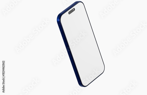 Smartphone mockup with blan...