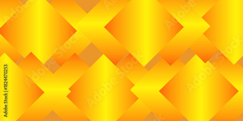 Bright orange and yellow gradient vector illustration for abstract digital art wallpaper design with motion blur and glowing geometric patterns