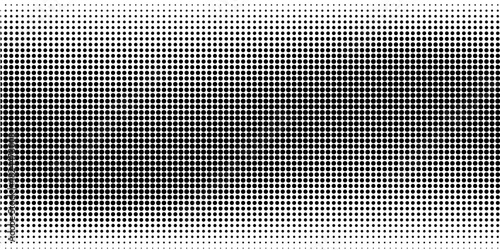 Black-white gradient halftone dots background. Pop art in vector illustration for your creative design