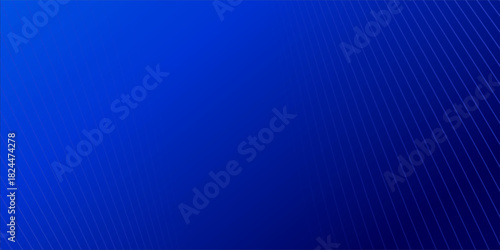 Abstract blue gradient wave lines background. Dynamic shapes composition. Vector illustration