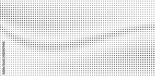 Grunge halftone gradient background. Faded grit noise texture. White and black sand wallpaper. Retro pixelated backdrop. Anime or manga style comic overlay. Vector