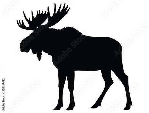 deer silhouette vector