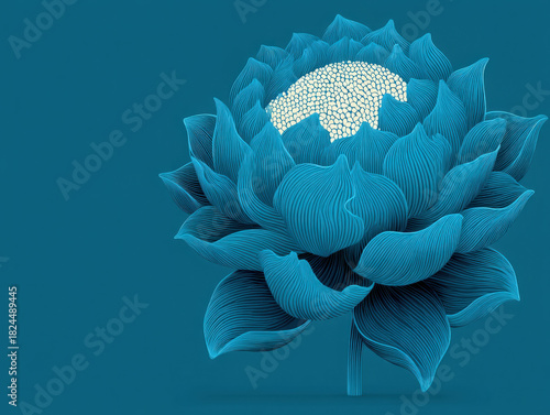 Blue flower background