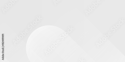 White geometric design banner background. modern creative trendy design