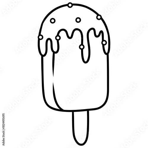 ice cream popsicle icon