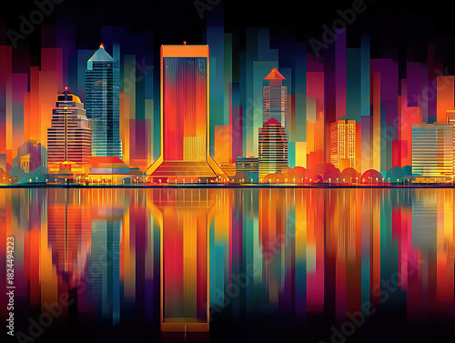 Jacksonville Florida skyline