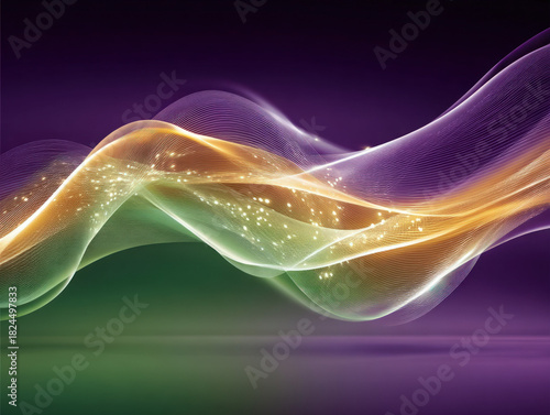 Purple and green background