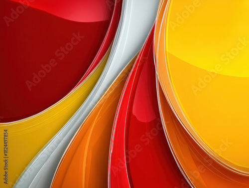Red and yellow abstract background