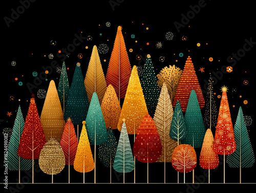 repeating Christmas pattern...