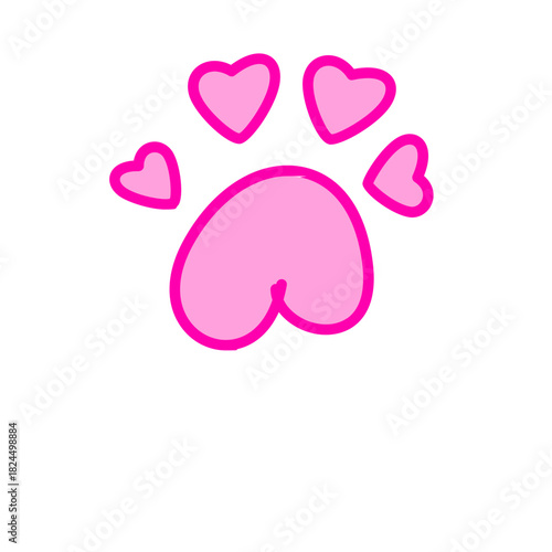 Heart Pinky Elements cute