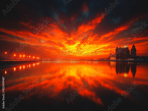 skyline of Bayonne New Jersey