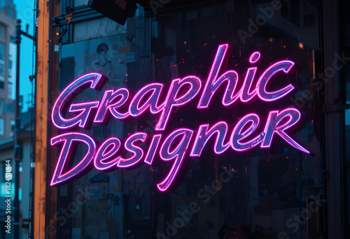 Graphic Designer written in bold 