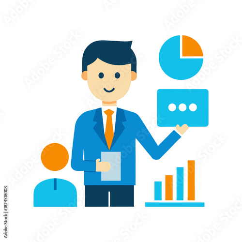 cartoon businessman vector