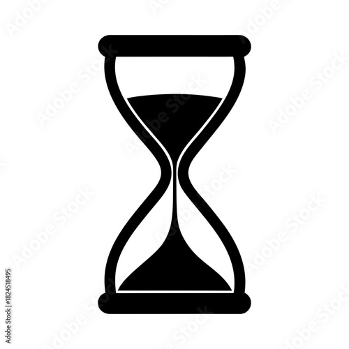 vector illustration of hourglass