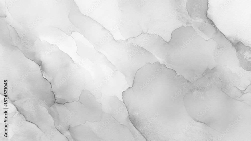 Fototapeta premium Monochromatic abstract watercolor texture with fluid gray ink blending design Vector, illustration