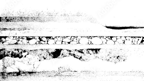 Layered grunge texture with pebble stone pattern and rough abstract elements Vector, illustration