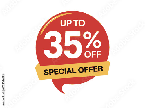 Special offer of up to 35% off is displayed on a red banner.