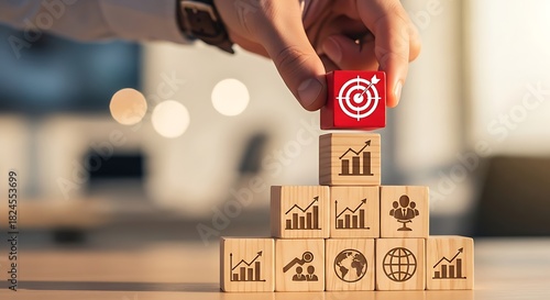 Achieve business success with strategic targets and build a strong foundation for growth with data analysis and a clear focus on goals