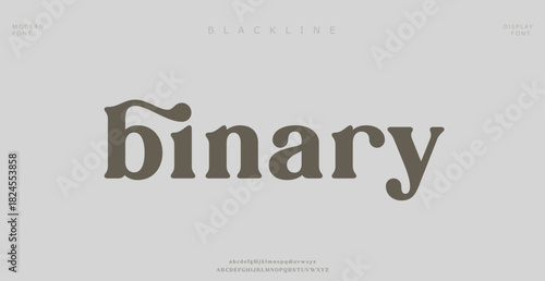 Luxury font alphabet logo. Typography beautiful fashion elegant classic letters serif italic fonts decorative wedding vintage blossom logos. vector illustration
