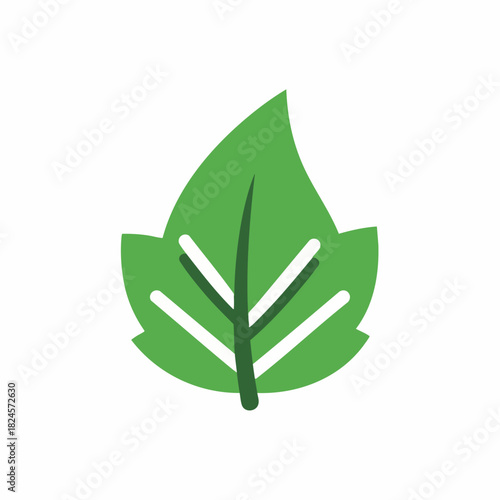 Green leaf illustration representing nature and environmental concepts.