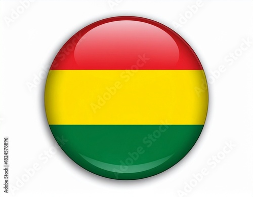 Bolivia Flag Button on White Background Free Download Bolivia Flag Button on White Background - GFXLoad
