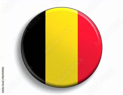 Belgium Flag Button on White Background Free Download Belgium Flag Button on White Background - GFXLoad