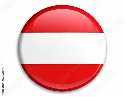 Free Download Austria Flag Button on White Background - GFXLoad