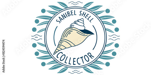 Sanibel Island shell collector badge
