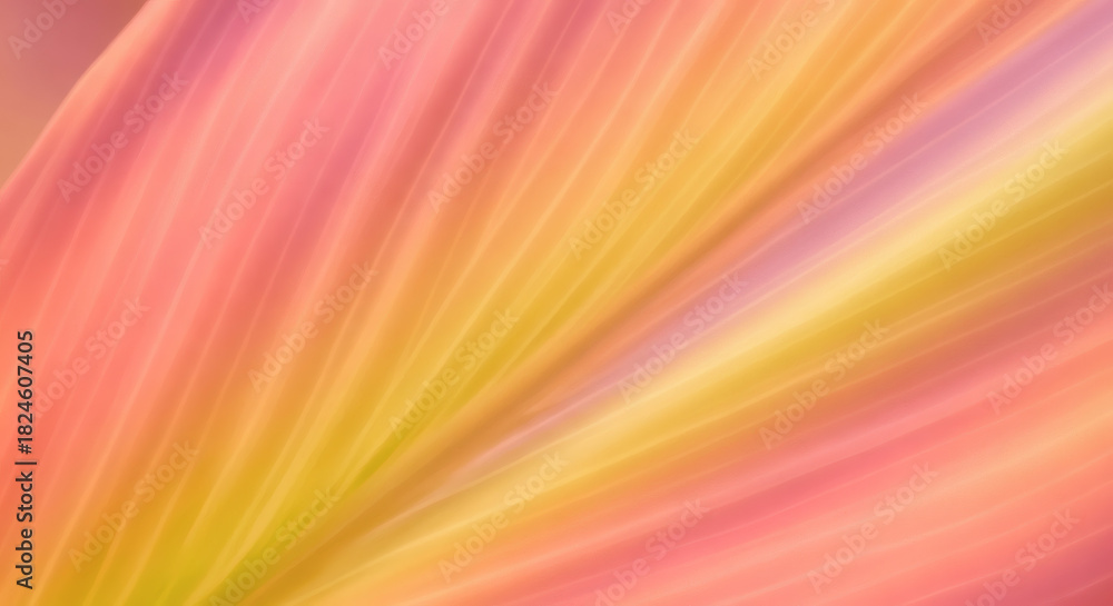Obraz premium Dreamy pastel gradient with smooth flowing lines, perfect for adding a touch of warmth and serenity to your creative projects and modern designs
