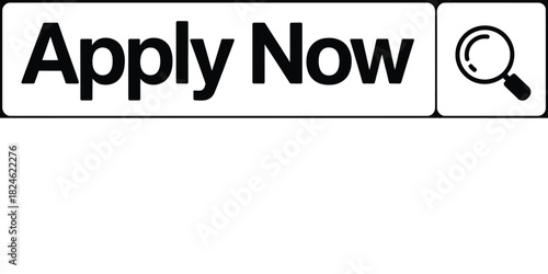 Apply now button with search icon