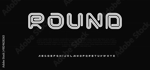 Creative Hand Drawn Uppercase lowercase and number .Street Art Classic Lettering Fashion Designs Typography modern serif. Cartoon vector illustration