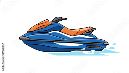 Jet Ski Recreation Vehicle Riding Water Craft.