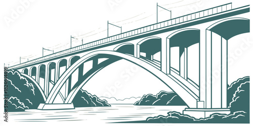 Richmond James River bridge minimal