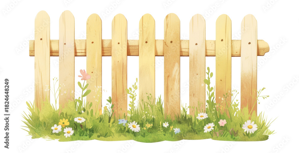 Obraz premium PNG Fence fence illustration nature.