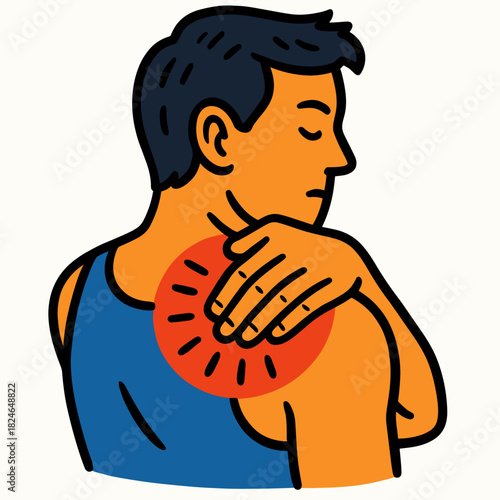 Hand scratching forearm 